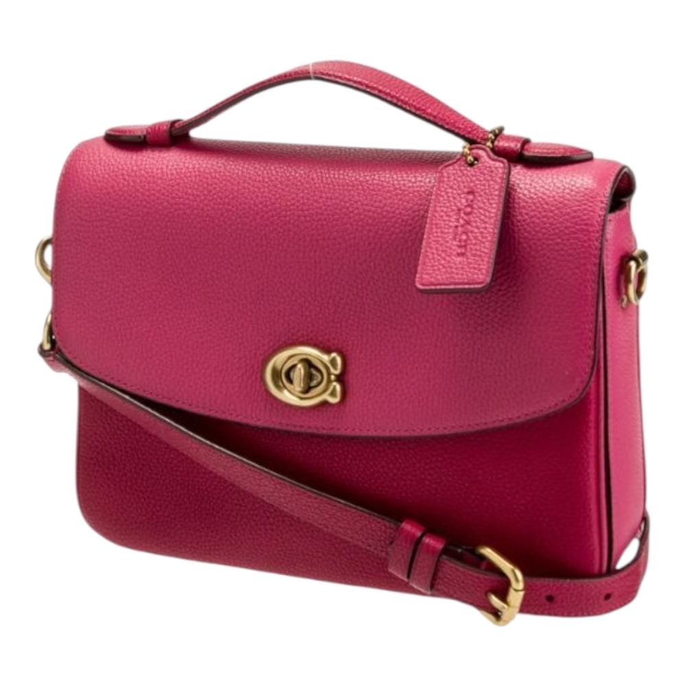 Coach Pink Leather Crossbody Women's Bag